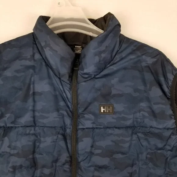 Helly Hansen Blue Camo Puffer Vest - Picture 5 of 7